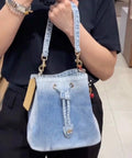 Coach Denim Bucket Bag – Light Wash Blue