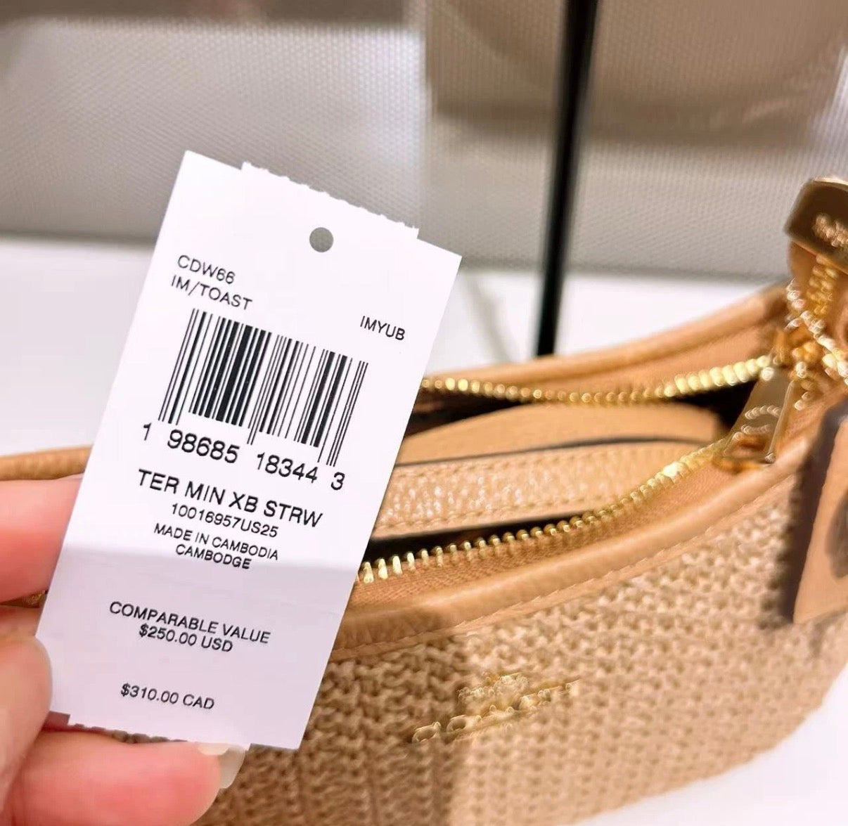 Coach Teri Mini Crossbody Bag – Toast