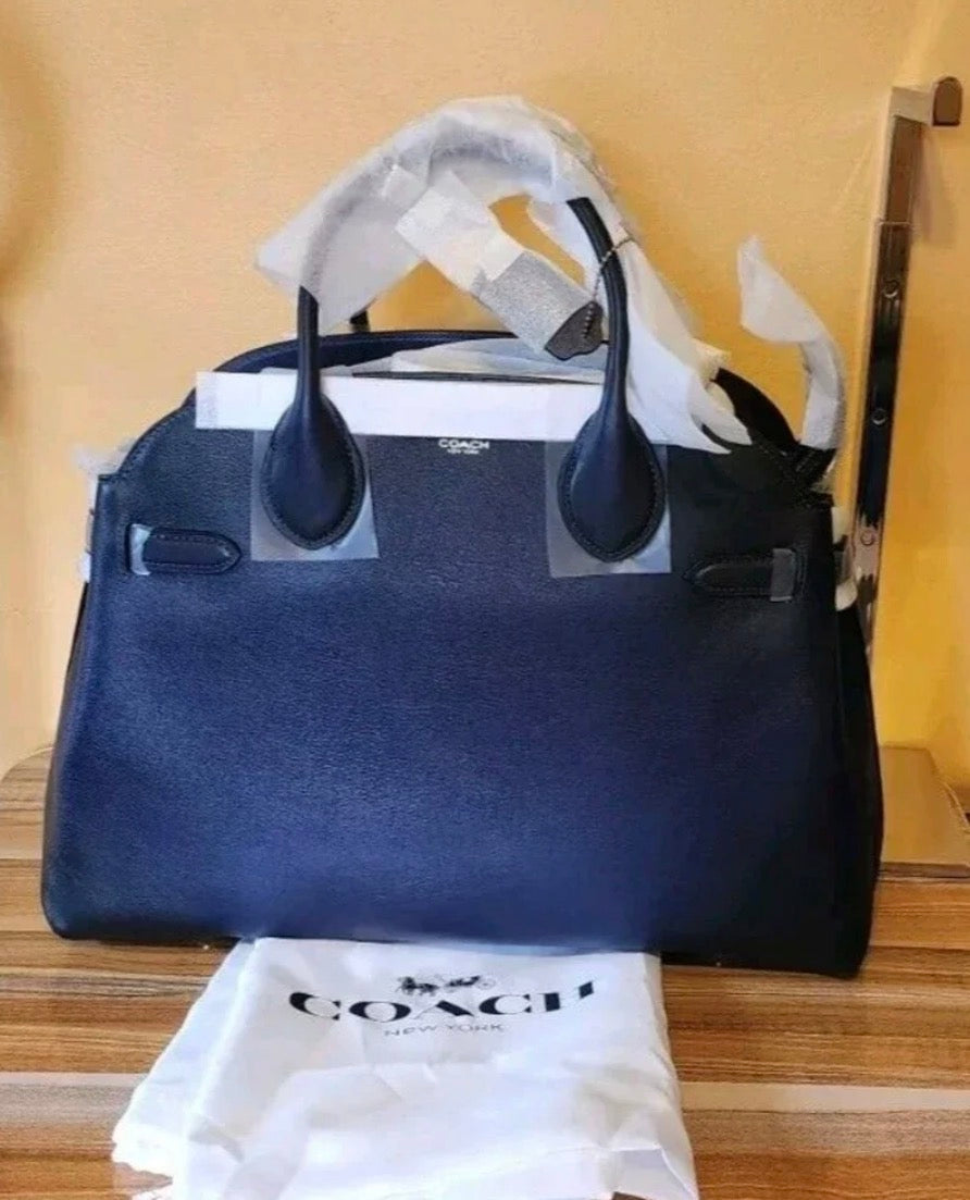 Coach empire 28 navy blue color