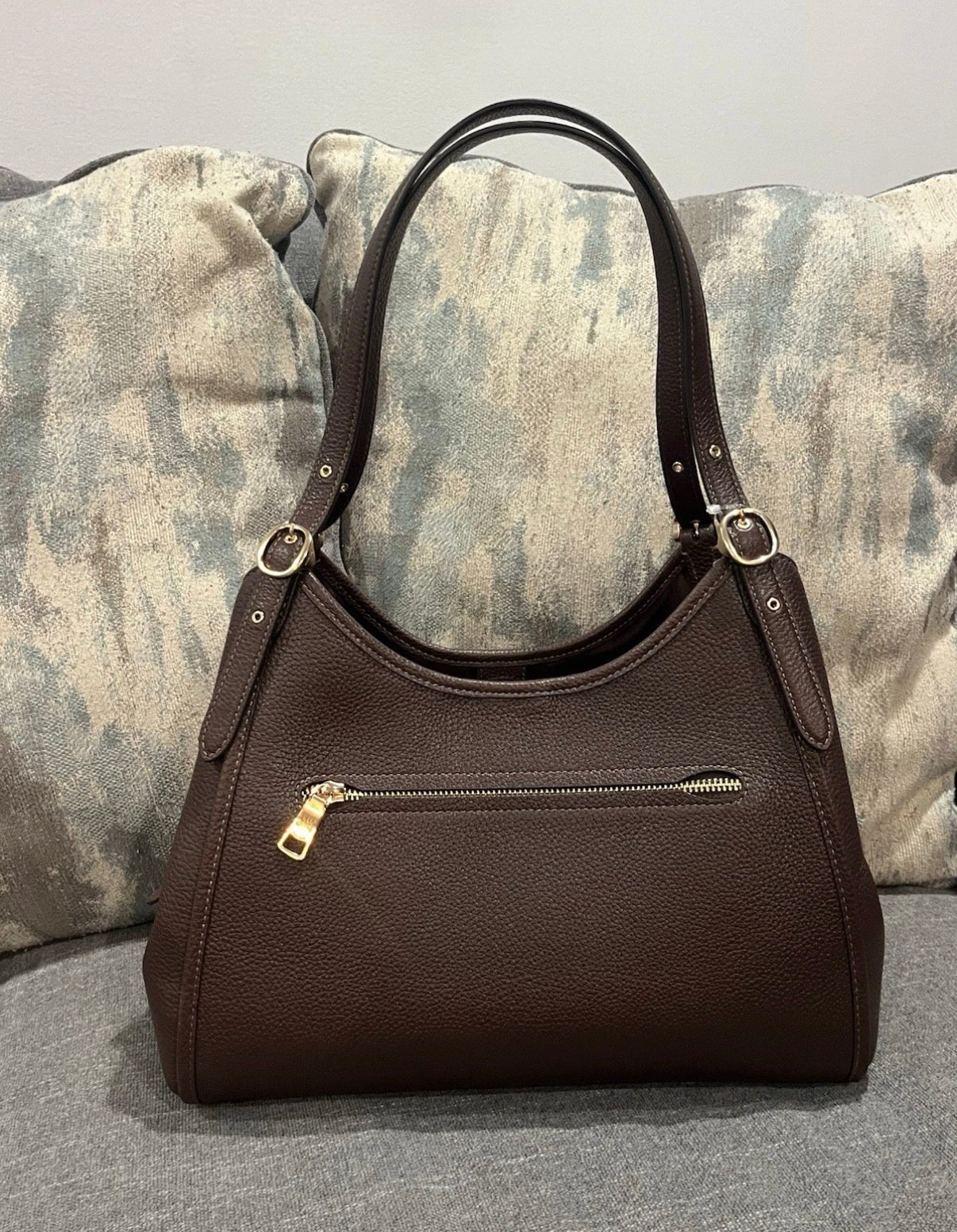 Erin Coach Leather  Bag –maple