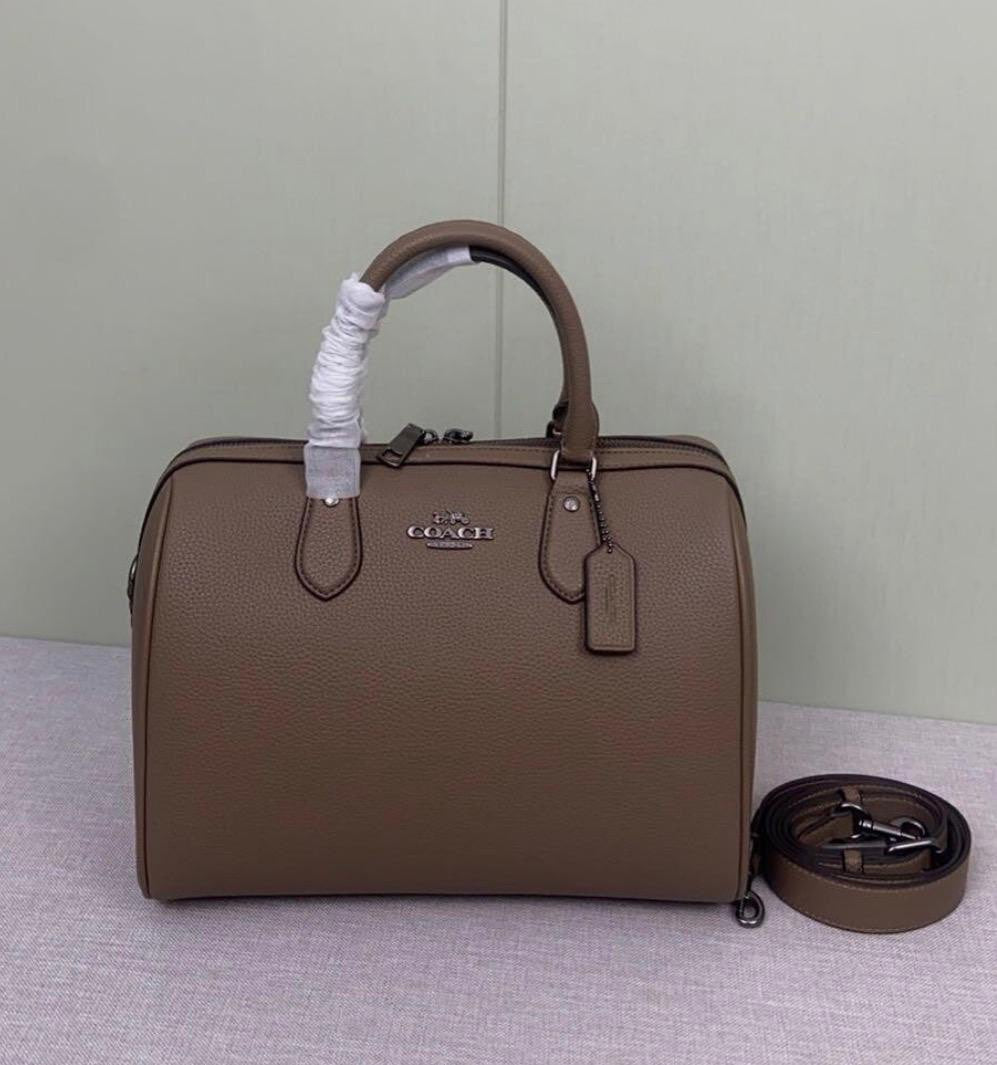 Coach Rowan Satchel in Taupe
