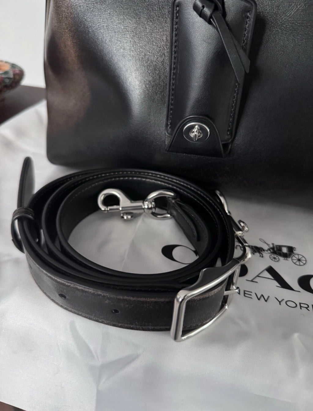 COACH Empire Carryall Bag 40 in Loves Leather