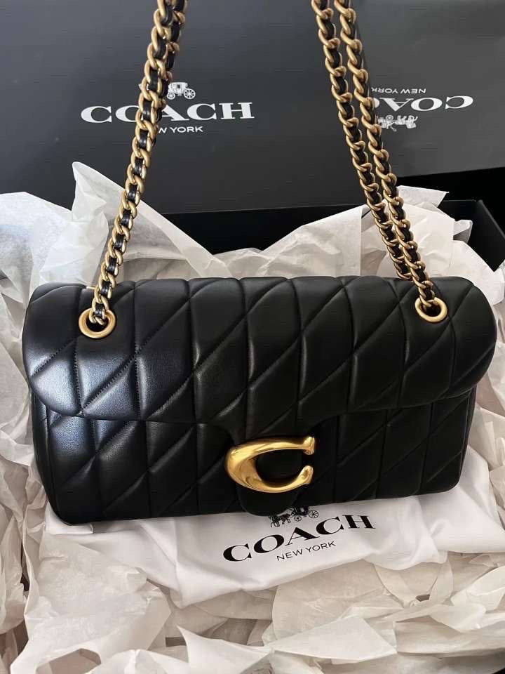Black tabby 33 coach bag