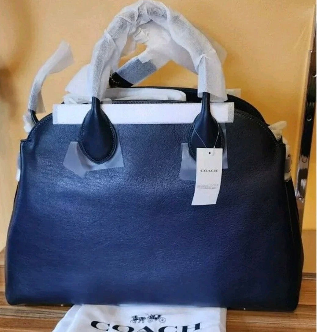 Coach empire 28 navy blue color