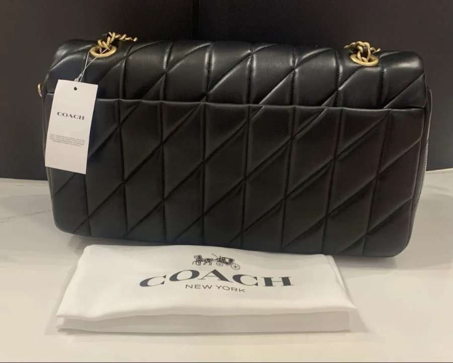 Black tabby 33 coach bag