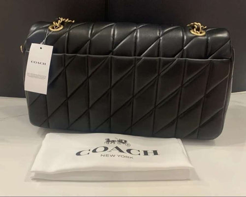 Black tabby 33 coach bag