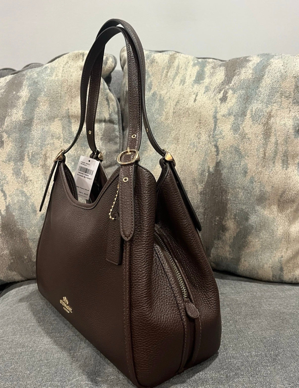 Erin Coach Leather  Bag –maple