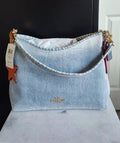 Coach Denim Hobo Shoulder Bag – Light Wash Blue