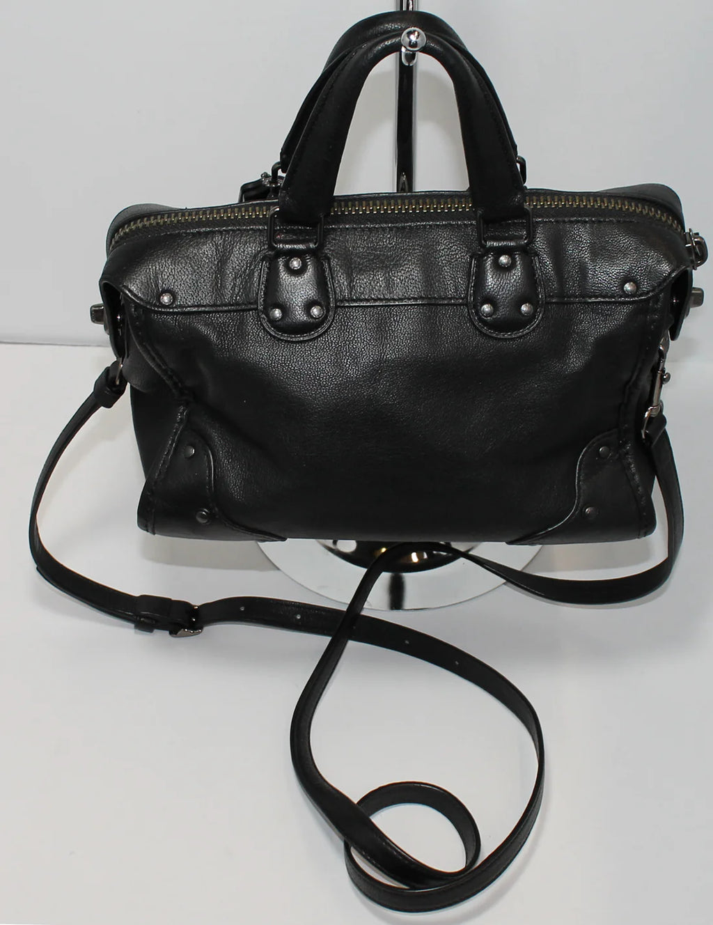 Coach Legacy Leather Satchel – Classic Black Ryder