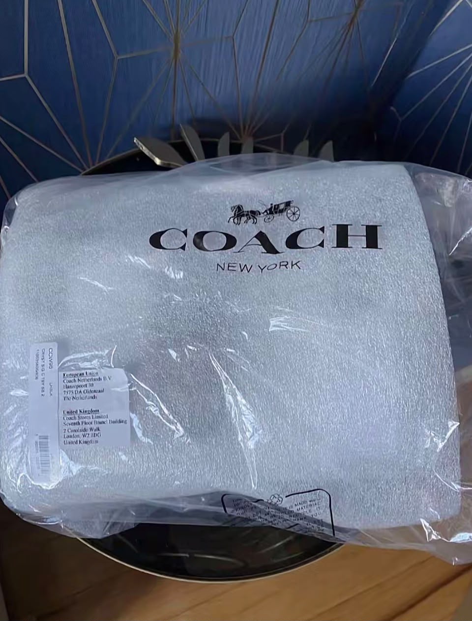 Coach Black Crystal Tabby 26