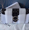 Coach Black Crystal Tabby 26
